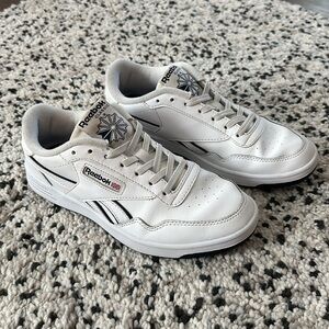 Navy & White Reeboks